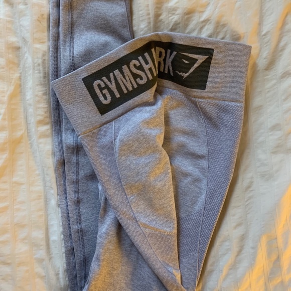 GYMSHARK Flex High Waisted leggings Grey/Blue - Picture 3 of 5